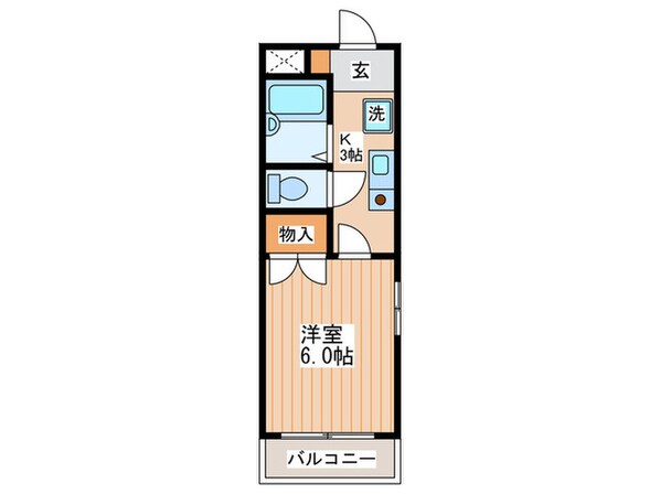 キリンハイツ信和の物件間取画像